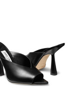 Maryanne 100 Calf Leather Pointed-Toe Mules